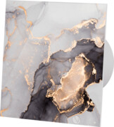 Komplet Wentylator dRim 100 DTS Panel Szklany Różowo-złoty Marmur Połysk airRoxy