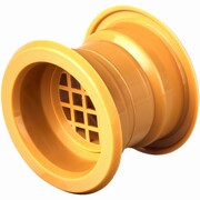 Tuleja wentylacyjna drzwiowa do otworów 40mm jasny beż komplet 6 sztuk airRoxy