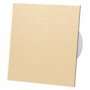 Komplet Wentylator dRim 100 S Panel Aluminium Szczotkowane Złoto airRoxy