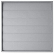 Kratka wywiewna szara z żaluzją PCV 500 mm Ferono