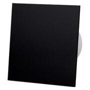 Komplet Wentylator dRim 125 TS Panel Plexi Czarny Połysk airRoxy