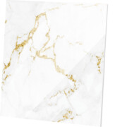 Komplet Wentylator dRim 100 DTS Panel Szklany Biało-Złoty Marmur Połysk airRoxy