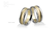 Obrączki ślubne - wzór Au-063