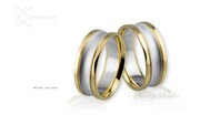 Obrączki ślubne - wzór Au-064