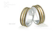 Obrączki ślubne - wzór Au-071
