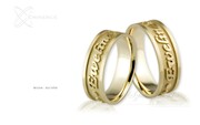 Obrączki ślubne - wzór Au-356