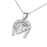 Zawieszka srebrna podkowa