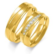 Obrączki ślubne Złoty Skorpion – wzór Au-B-102