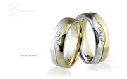 Obrączki ślubne - wzór Au-809