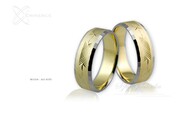 Obrączki ślubne - wzór Au-435