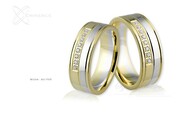 Obrączki ślubne - wzór Au-705