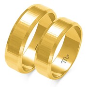 Obrączki ślubne Złoty Skorpion 7 mm - A122