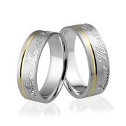 Obrączki srebrne - wzór Ag-168