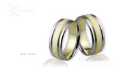 Obrączki ślubne - wzór Au-424