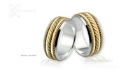 Obrączki ślubne - wzór Au-069