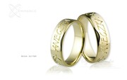 Obrączki ślubne - wzór Au-786