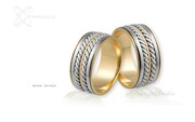 Obrączki ślubne - wzór Au-024