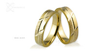 Obrączki ślubne - wzór Au-615