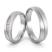 Obrączki srebrne z cyrkoniami swarovski - wzór Ag-440