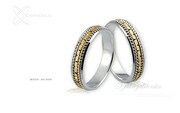 Obrączki ślubne - wzór Au-208