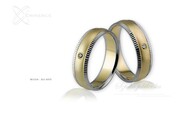 Obrączki ślubne - wzór Au-450