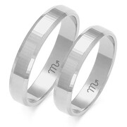 Obrączki ślubne Złoty Skorpion 4 mm - A120