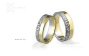 Obrączki ślubne - wzór Au-160
