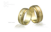 Obrączki ślubne - wzór Au-109