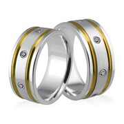 Obrączki srebrne - wzór Ag-003