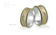 Obrączki ślubne - wzór Au-070