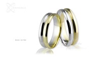 Obrączki ślubne - wzór Au-782