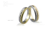 Obrączki ślubne - wzór Au-417
