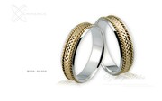 Obrączki ślubne - wzór Au-204
