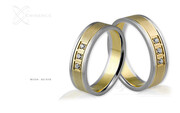 Obrączki ślubne - wzór Au-518