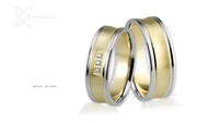 Obrączki ślubne - wzór Au-760