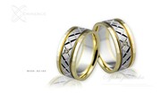 Obrączki ślubne - wzór Au-143