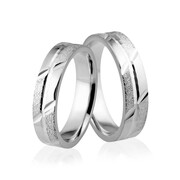 Obrączki srebrne - wzór Ag-140