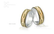 Obrączki ślubne - wzór Au-006