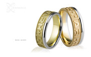 Obrączki ślubne - wzór Au-853