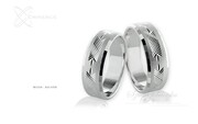 Obrączki srebrne - wzór Ag-058