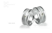 Obrączki srebrne - wzór Ag-019