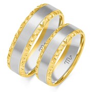 Obrączki ślubne Złoty Skorpion – wzór Au-OE213