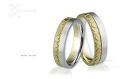 Obrączki ślubne - wzór Au-793