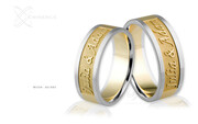 Obrączki ślubne - wzór Au-581