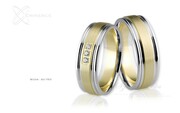 Obrączki ślubne - wzór Au-763