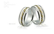 Obrączki ślubne - wzór Au-118