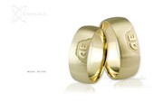 Obrączki ślubne - wzór Au-741
