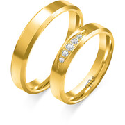 Obrączki ślubne z brylantami Złoty Skorpion – C101