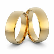 Obrączki ślubne klasyczne zaokrąglone 6 mm