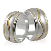 Obrączki srebrne - wzór Ag-093